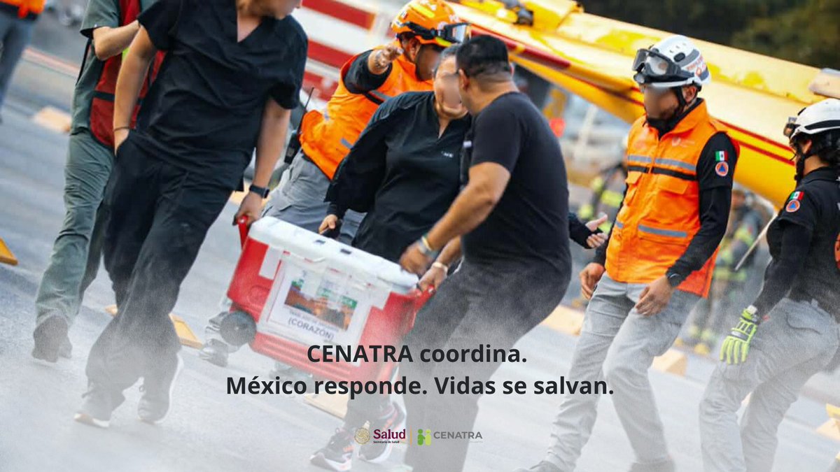 💚🤝 CENATRA coordina. México responde. Vidas se salvan.

Cuando el tiempo apremia ⏱️, CENATRA articula equipos, enlaza estados y conecta instituciones para que cada órgano llegue a tiempo.

CENATRA: Vamos juntos por un México sin lista de espera. 🇲🇽

#PorUnMéxicoSinListaDeEspera