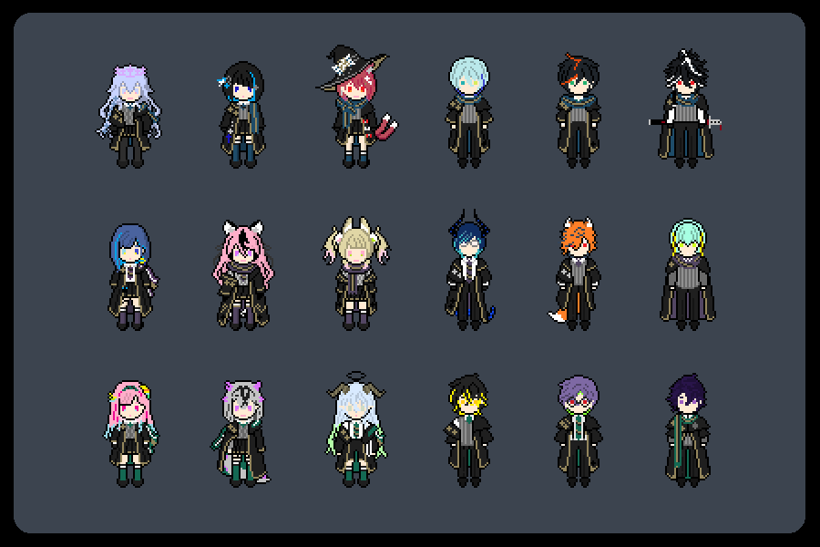 今度こそ全員分！

#ゆにれいど魔法学園