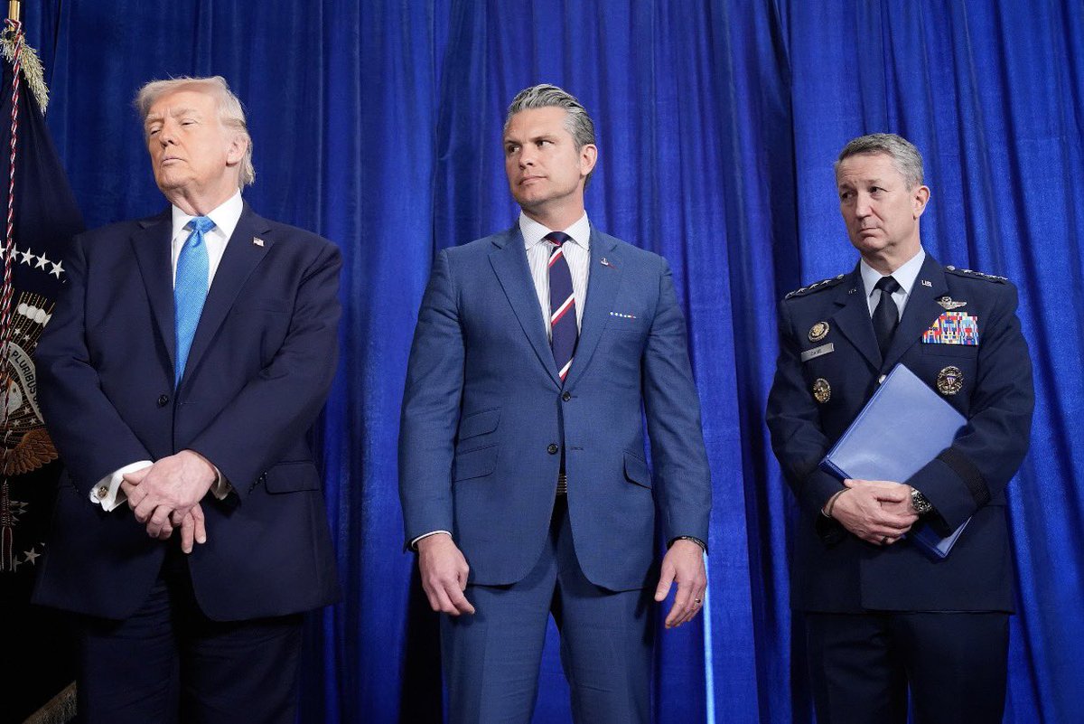 BREAKING 

We now have our third story today about the Pentagon raising doubts about a significant military operation inside Iran. 

This time from the Washington Post: 

“As the Trump administration weighs an attack on Iran, the Pentagon’s top general has cautioned President