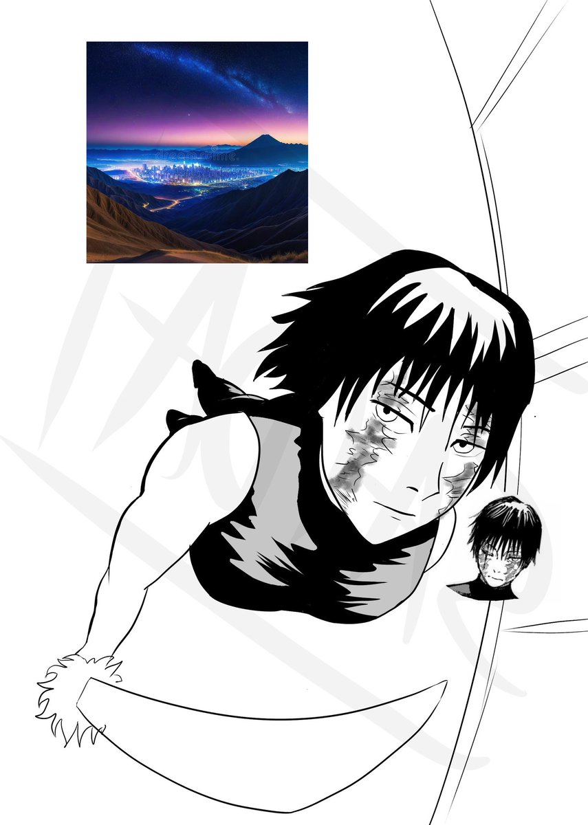 maxam003's tweet photo. Practica de dibujo. Dibujando a Zen'in Maki https://t.co/qMHt0z03tu