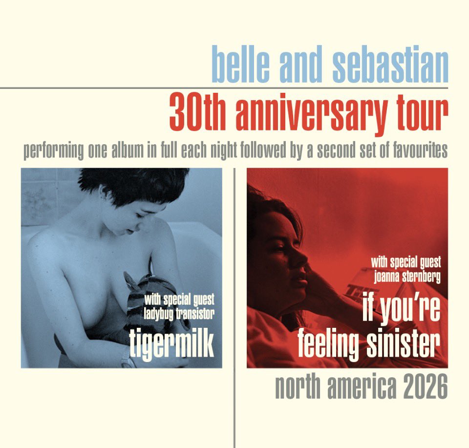 ladybugtoffical's tweet photo. May 22nd with Belle and Sebastian! tickets 🎟️ https://t.co/7nW7vKV5Iy https://t.co/heST4KLYf5