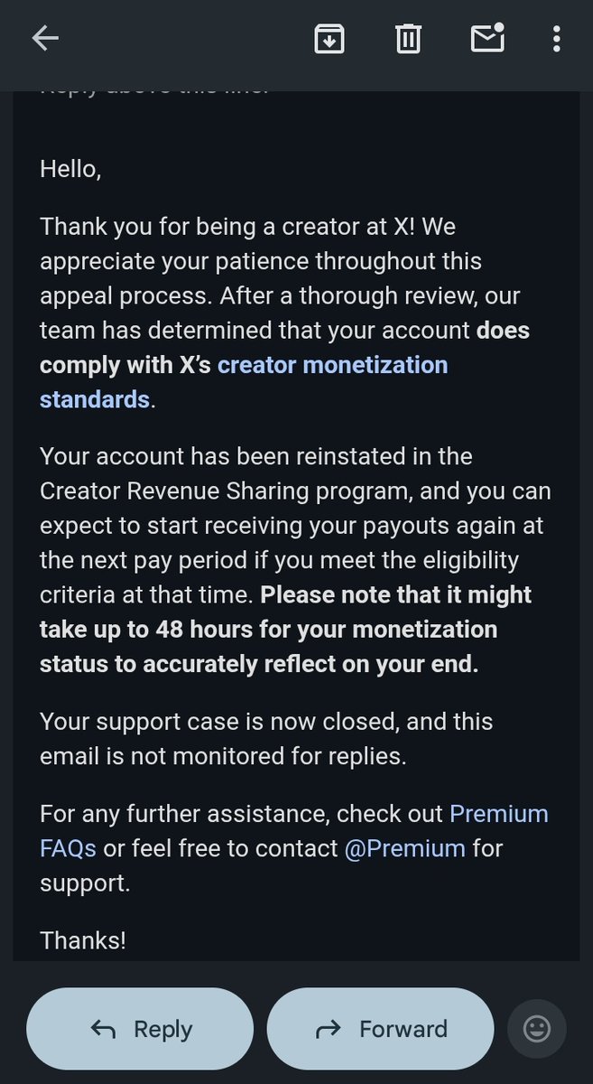 Finally, X has unpaused me. 

Thank you,  Elon, the landlord 🤝