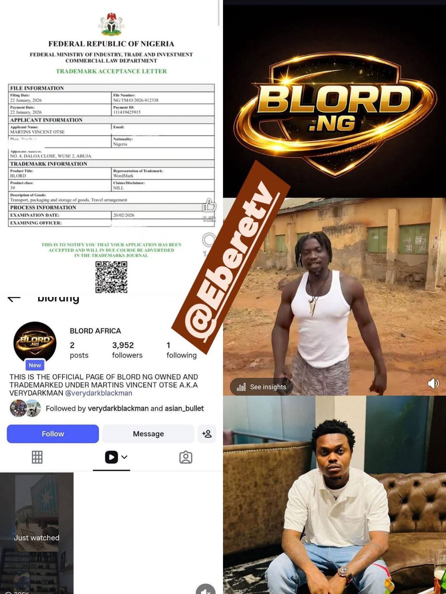 I just create Instagram with BLord name dont play😂