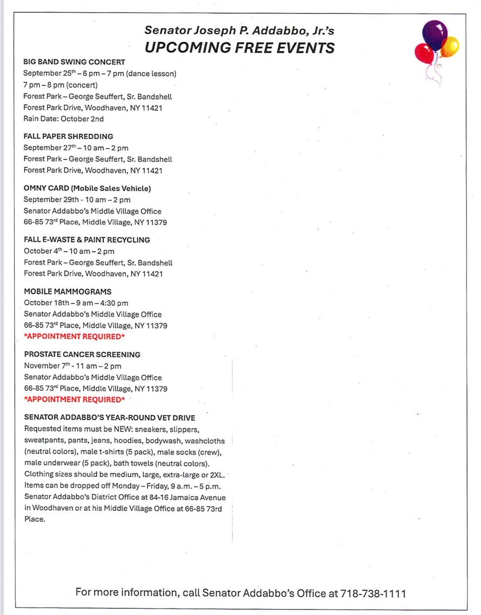 SenatorJoeAddabbo tweet media