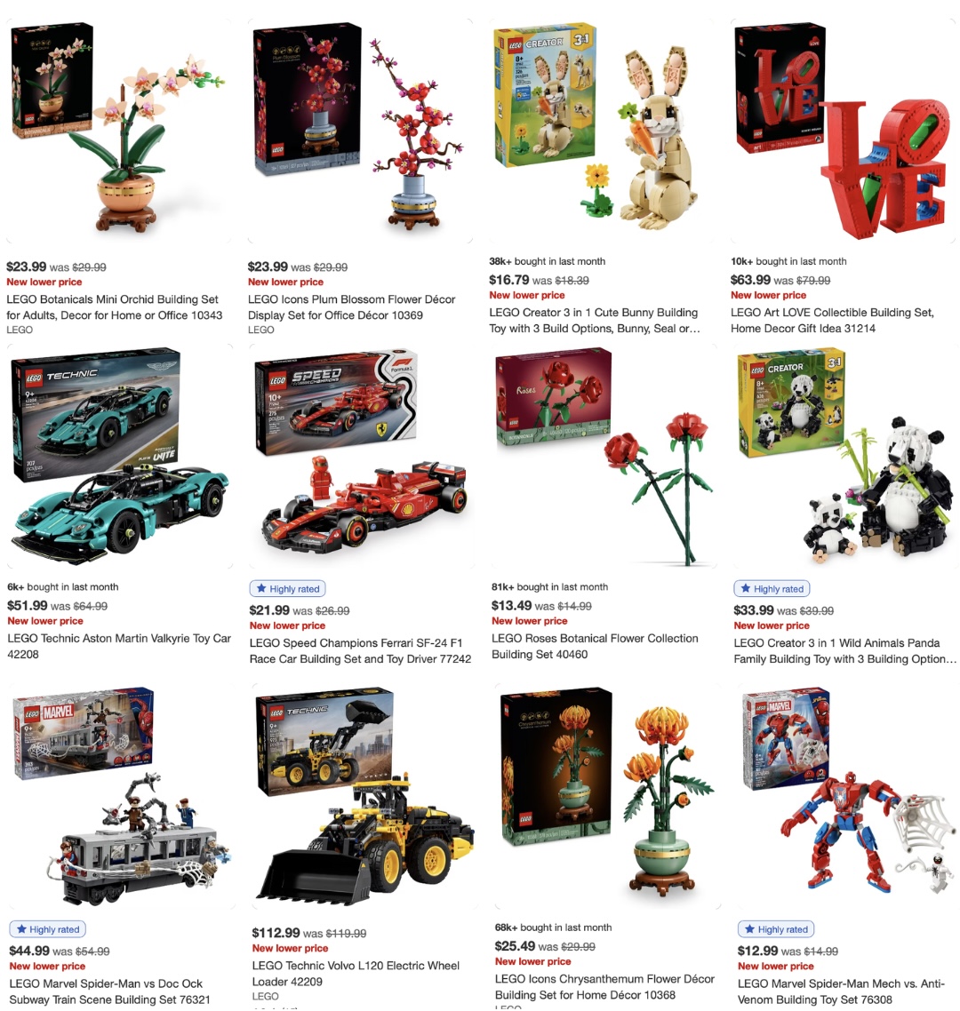 MixedBrick's tweet photo. Here are the sets that Target has reduced their baseline "regular" price for 👇

(1/3)

#LEGO #legonews #legodeals #legoset #Target https://t.co/3qIBwOByei