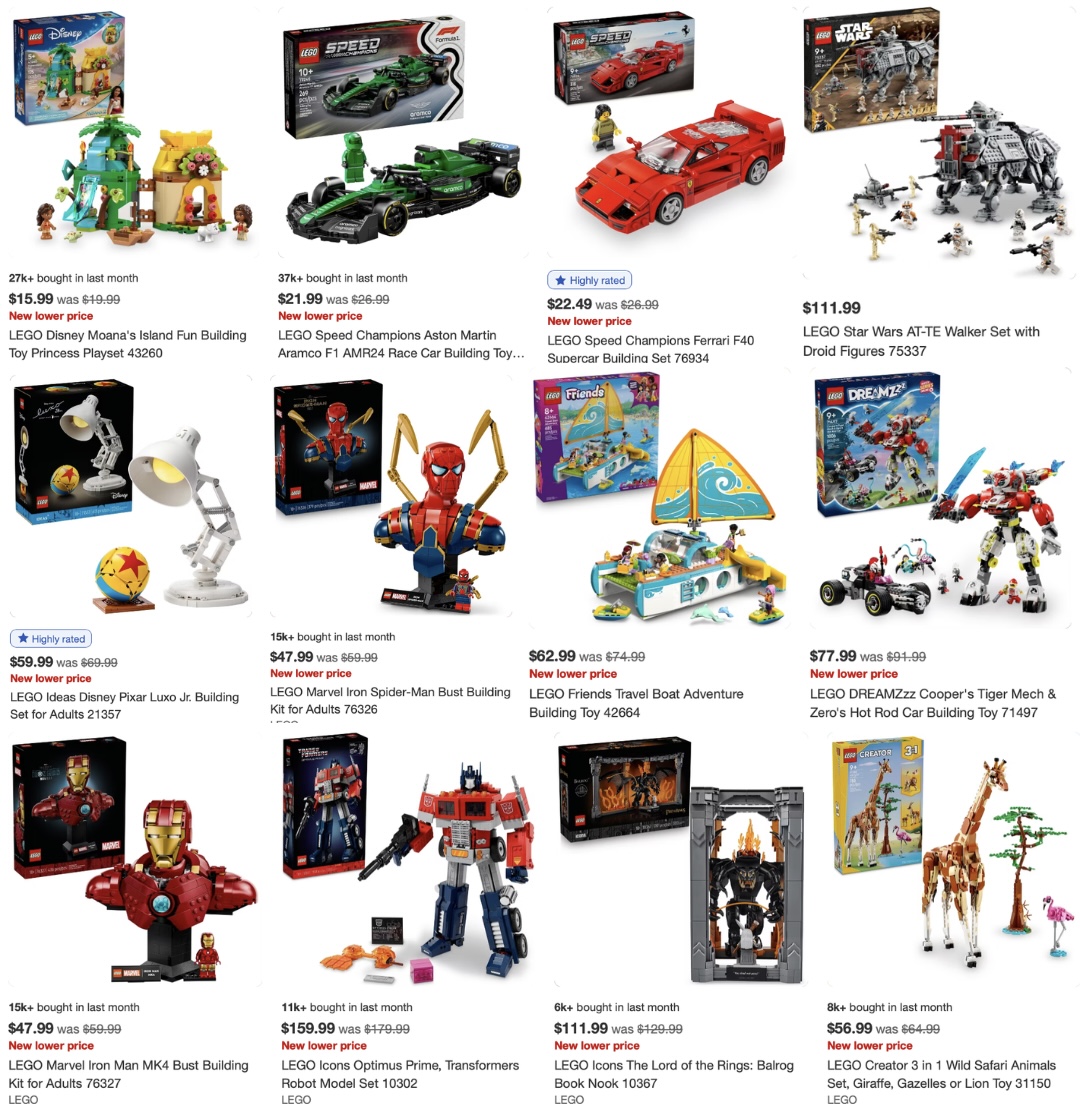 MixedBrick's tweet photo. Here are the sets that Target has reduced their baseline "regular" price for 👇

(1/3)

#LEGO #legonews #legodeals #legoset #Target https://t.co/3qIBwOByei