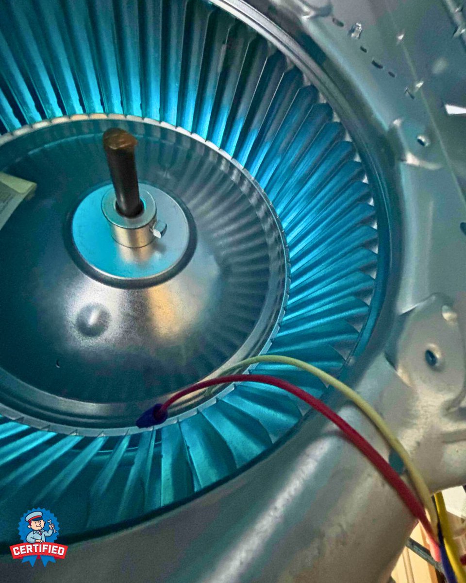 thinkcertified's tweet image. That blue glow? Your system’s very own superhero 💙Our Stage 1, 2, and 3 Sterilization Systems work behind the scenes to help reduce microbial growth, protect your equipment, and improve the quality of the air in your home. #ThinkCertified #IndoorAirQuality #CertifiedCertified