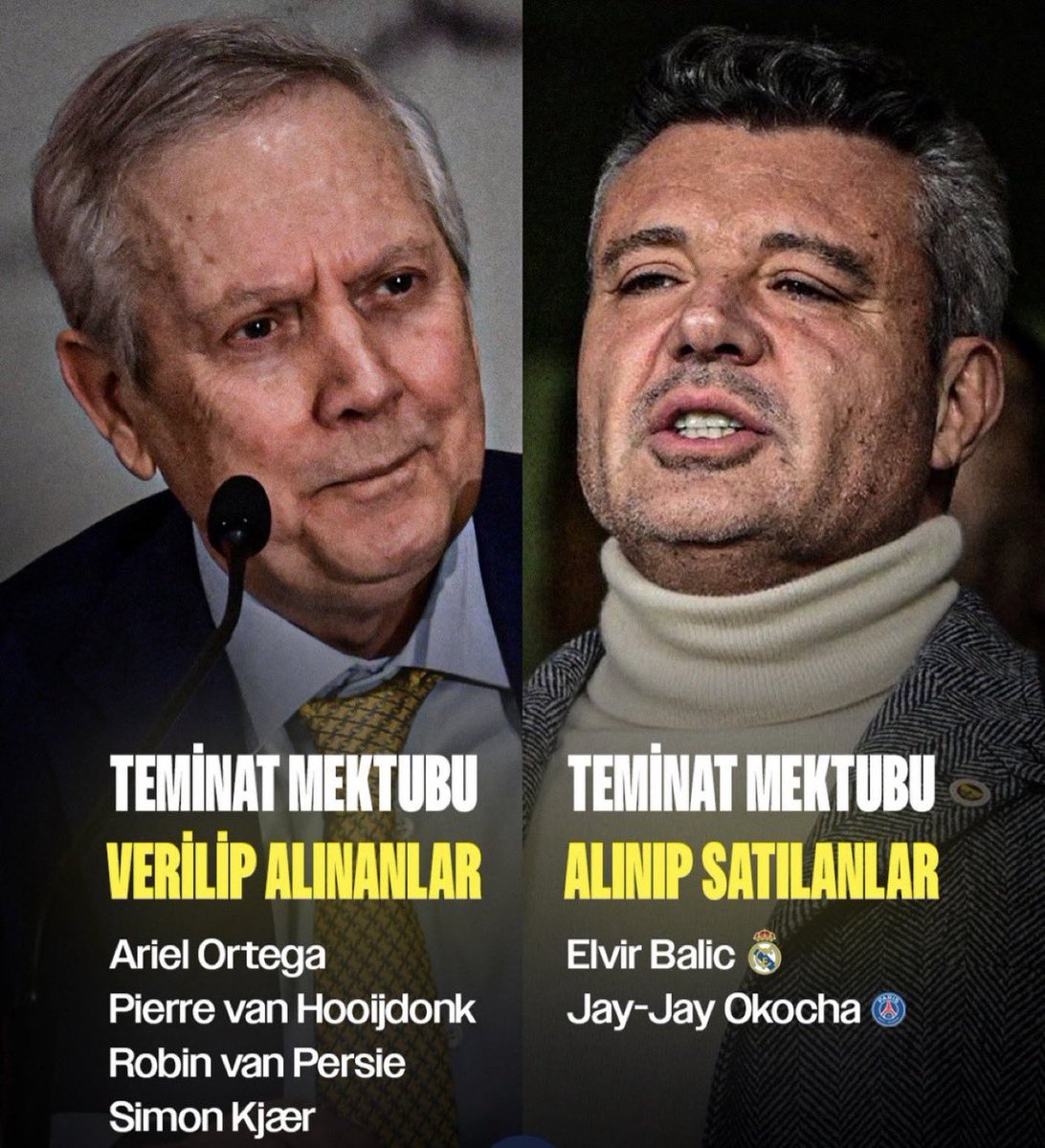 Fenerbahçenin tarihinde teminat yoktur dimi abi ….