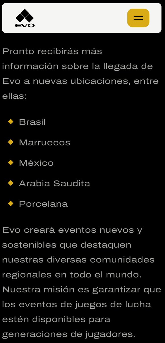 JohzafatRuiz's tweet photo. Comunidad!! Ahora que EVO es de los Árabes, tendremos EVO México 🇲🇽 para el 2027 😱🔥🍻 https://t.co/8rIr0rJPWk