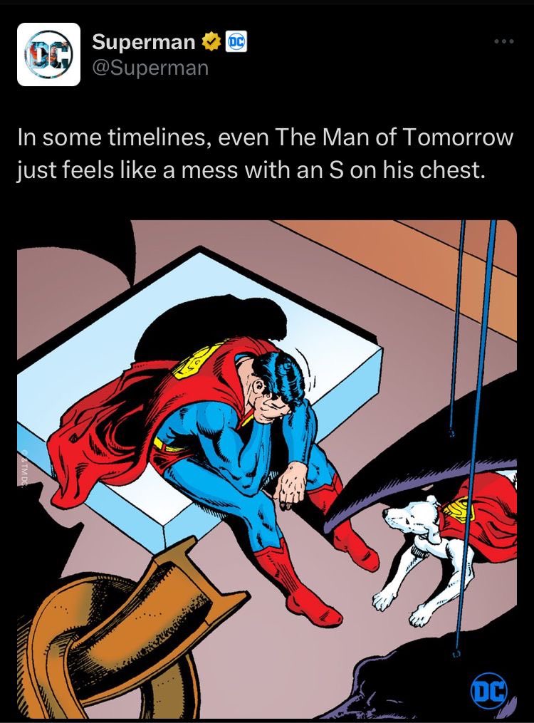 CaseyBookAuthor's tweet image. Superman isn’t defined by his lowest points and neither are you. #Superman #Hope #YouMatter