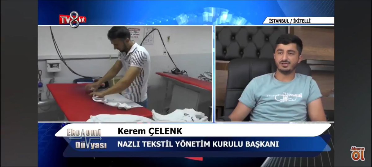 Demek öyle Kerem Çelenk Istanbul gibi bir yerde tekstilci olmuşsun TÜRK milletinin sırtından TÜRK toprağında para kazanıyorsun bir de bu necip millete her alanda aklınca savaş açıyorsun. Öyle mi Kerem Çelenk?