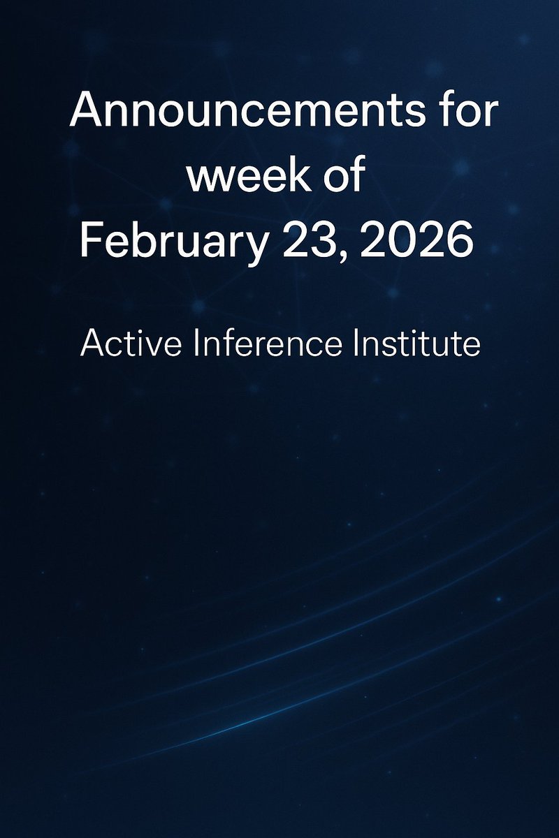 Active Inference Institute tweet media