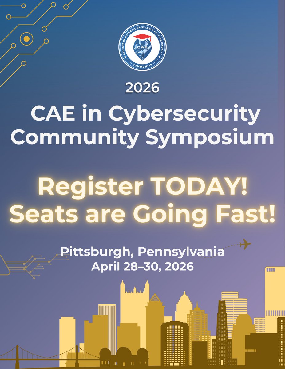 CAE in Cybersecurity Community tweet media
