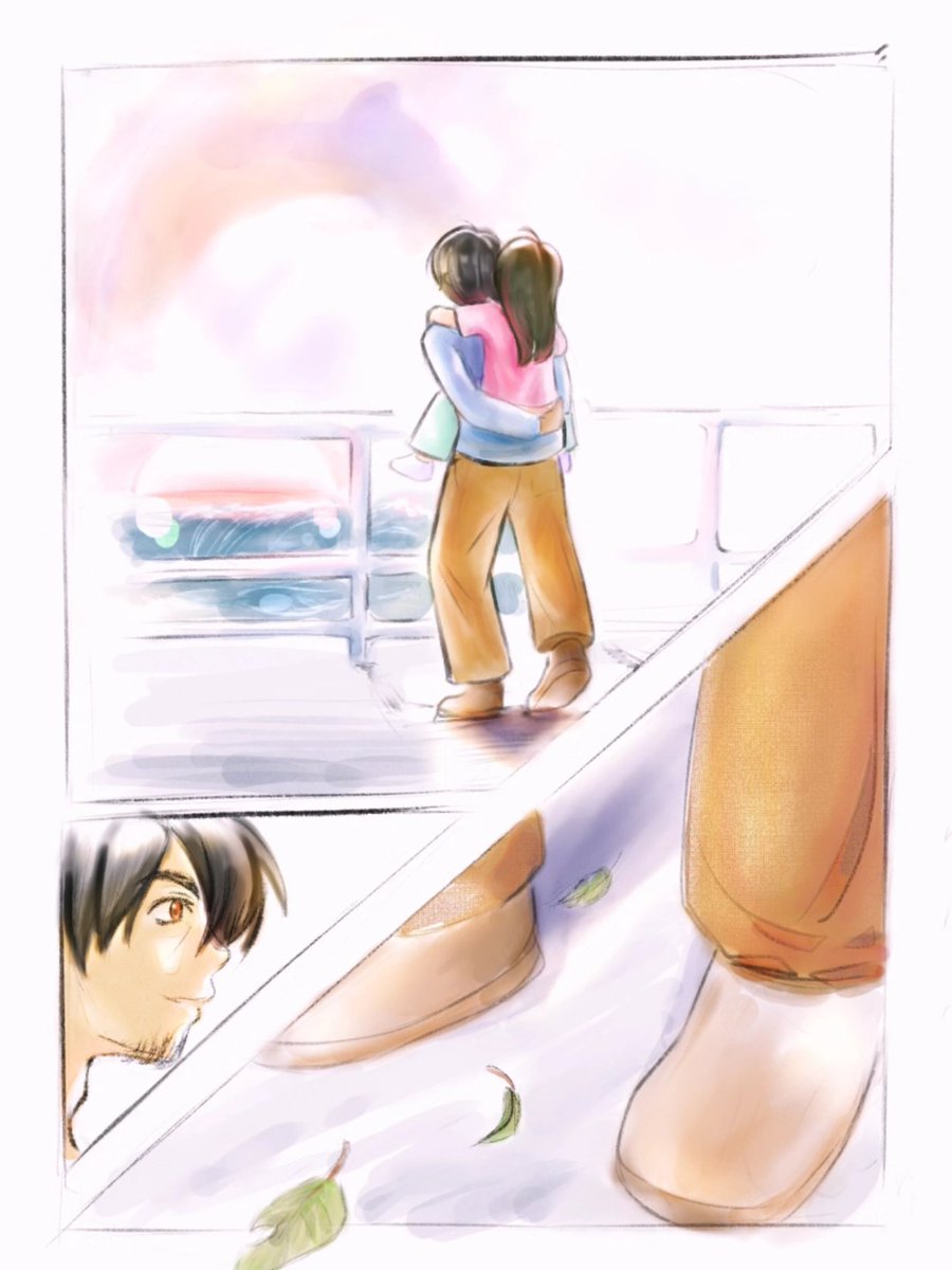 Konkonreverse's tweet photo. Watercolor, airbrush and pencil cia clipstudio 

#sunset #anime #watercolor https://t.co/1rlJ8pkjh0