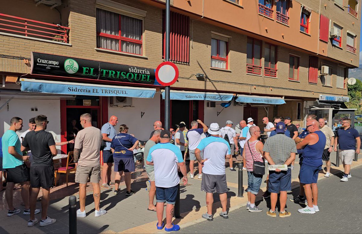 Our next game against L'Olleria CF will take place at the Estadio Guillermo Amor on Sunday, 1st March at 12pm.

The meeting point for home games is the Trisquel Bar (search Sidrería El Trisquel on Google), located just a couple of minutes’ walk from the ground.

Match tickets