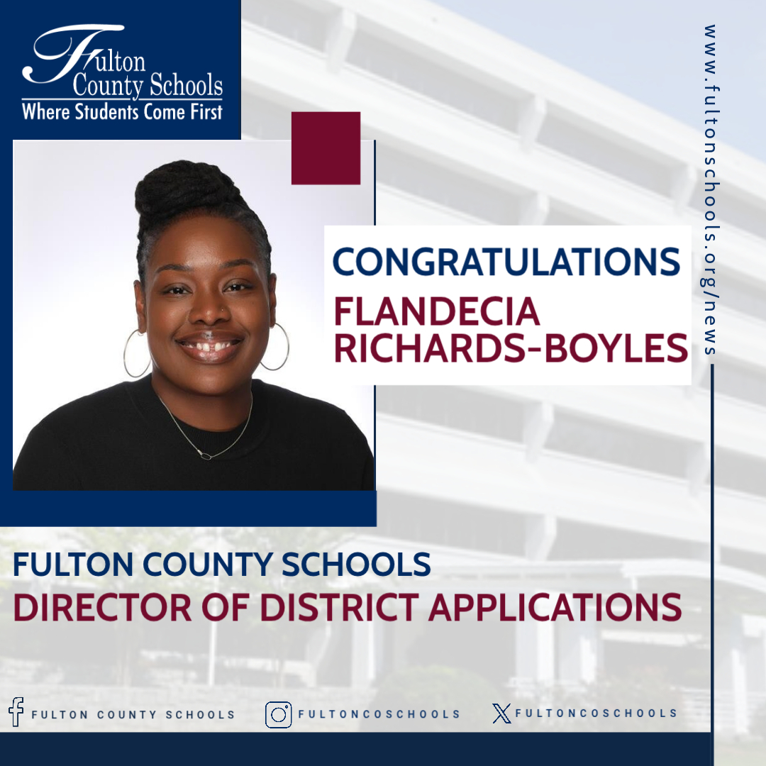 FultonCoSchools's tweet photo. Congratulations to our current team members who have taken on new roles – your commitment and excellence are truly appreciated. #FCSnews #GrowingWithFulton
-Flandecia Richards-Boyles | Director of District Applications
For a further read, visit https://t.co/irfkBmZGRW https://t.co/Kpp1dK0PAo