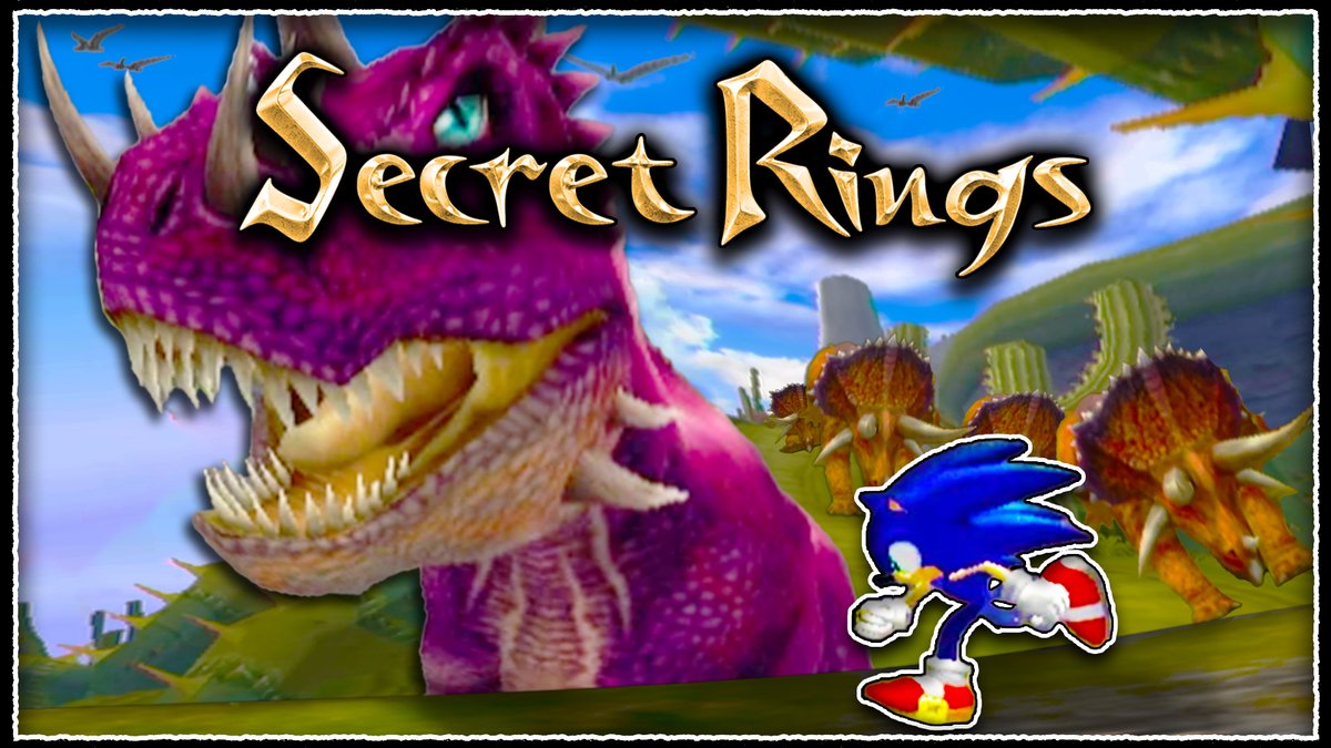 TheAJakes's tweet image. It's Dino! In the Jungle! 🦖🌴 I love dinosaurs, so I am gonna talk very very fast in this one. About dinosaurs. oh and sonic is there too. with the secret rings! 

🔥Link below!🔥