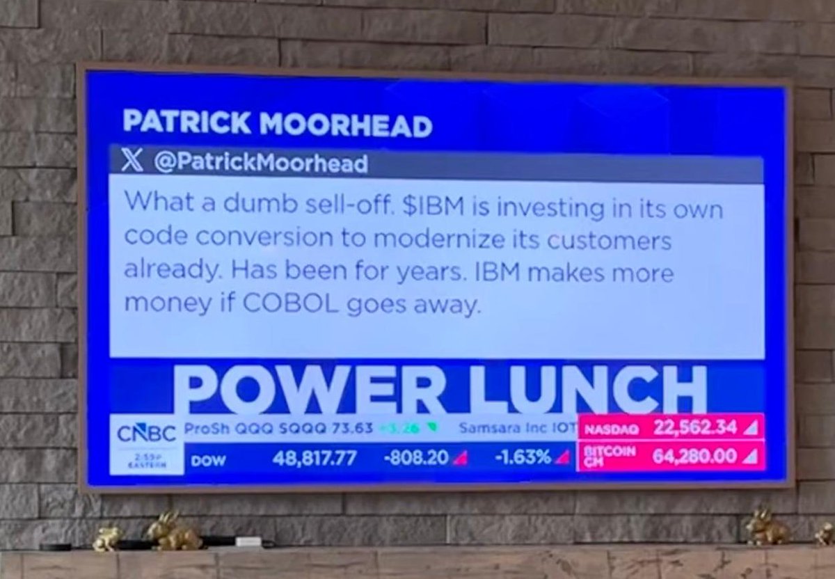 Let me repeat. 

H/T <a href="/ryanshrout/">Ryan Shrout</a> $IBM