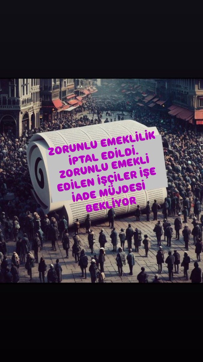 Hlya29802713's tweet image. Kanayan yaramız , adalet için mücadele ediyoruz
696 KHK  ile KAMUDA işçiler isteği dışında ZORUNLU EMEKLİ edildi.03.03.2023 de bu hüküm kaldırıldı. İŞE İADEMİZİ İSTİYORUZ
Görülmek duyulmak bizim de hakkımız DEĞİL Mİ? @RTErdogan @Akparti @NumanKurtulmus #FBvKAS #UzakŞehir #FBvKSP