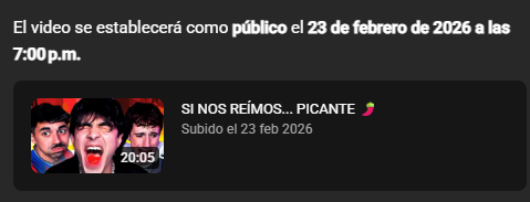 hoy 19hs se van a reir mucho