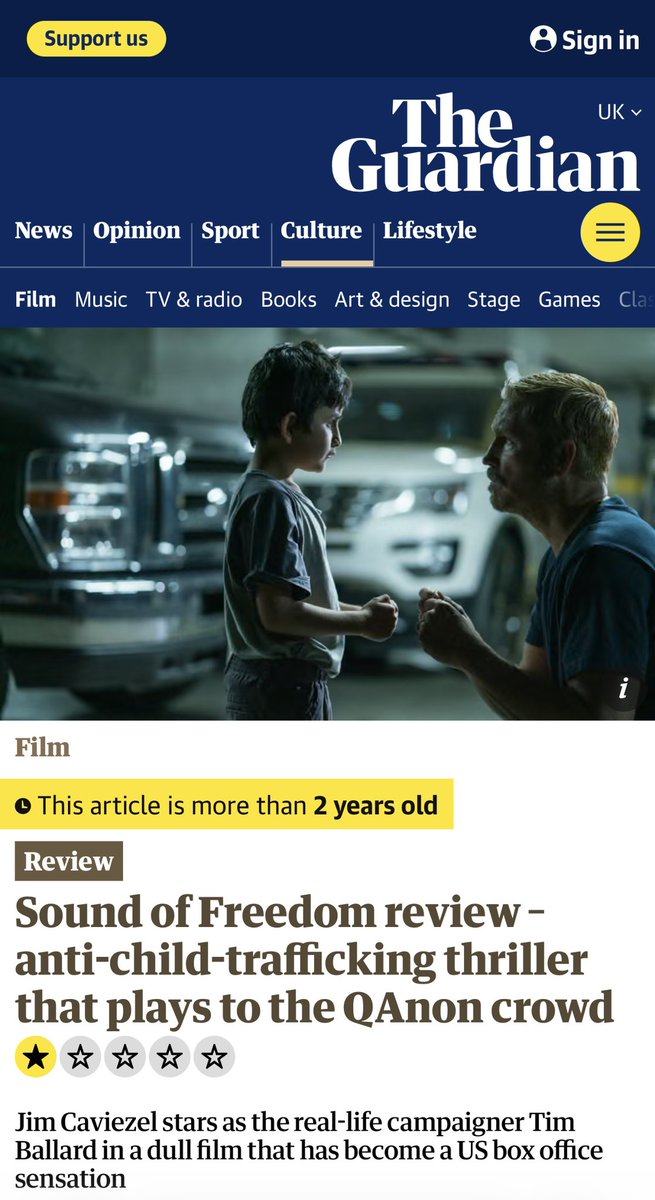 Does anyone remember TheSound Of Freedom movie in 2023, about child sex trafficking being run by elites who want to harvest the hormone adrenochrome from children…

The media dismissed it, calling it “crass” and “pantomime”

Only took 3 years to look very different.