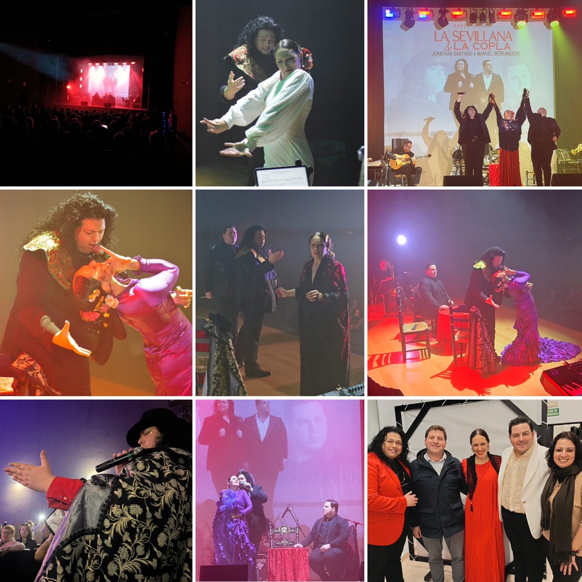 Familia os dejo un collage de fotos del concierto de anoche en la Casa de la Cultura de Villaverde del Río (Sevilla). 
Donde iniciamos la gira con el primer concierto de esta temporada de LA SEVILLANA Y LA COPLA de este nuevo año 2026.
<a href="/barcialopodus/">Francisco barcia</a>.