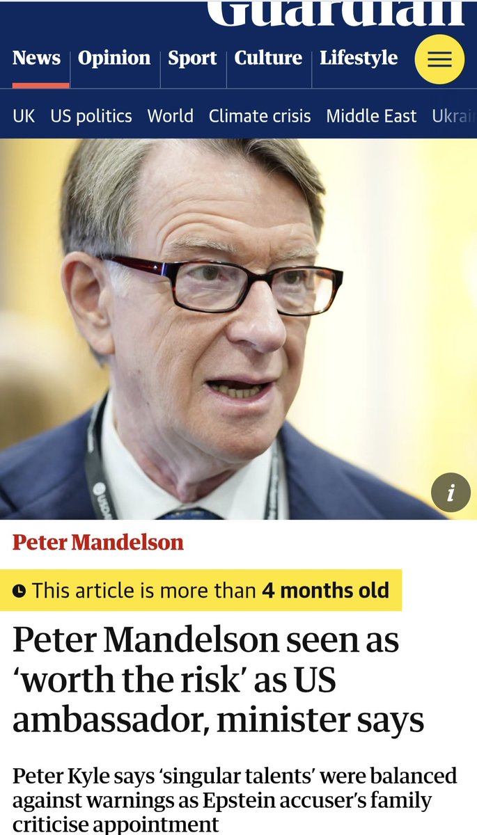 It's safe to say at this point that <a href="/UKLabour/">The Labour Party</a> is a political party not for the working class but the #EpsteinClass.

whale.to/b/pedophilism_…

#Epstein #PeterMandelson