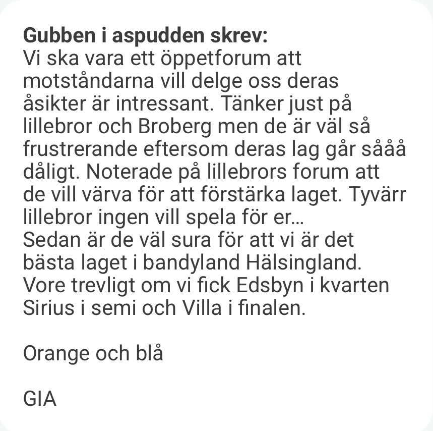 hur mycket kokar GIA just nu tro? #svbandy #70årsjubileum