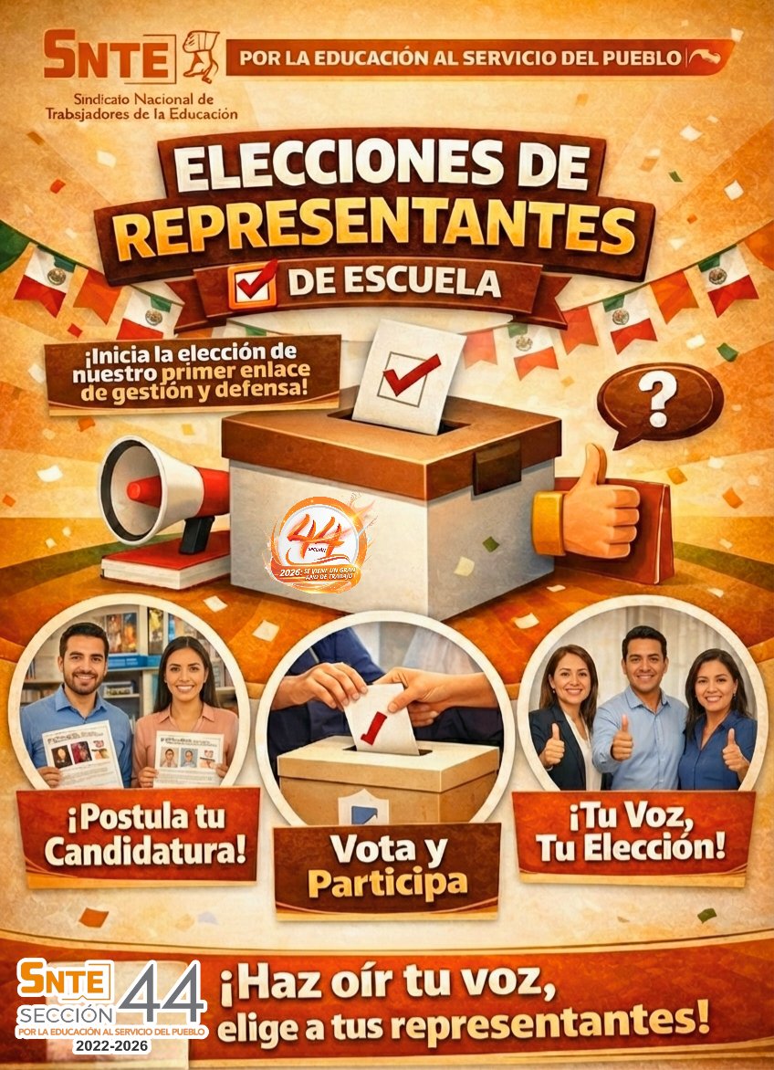 SNTE SECCIÓN 44 tweet media