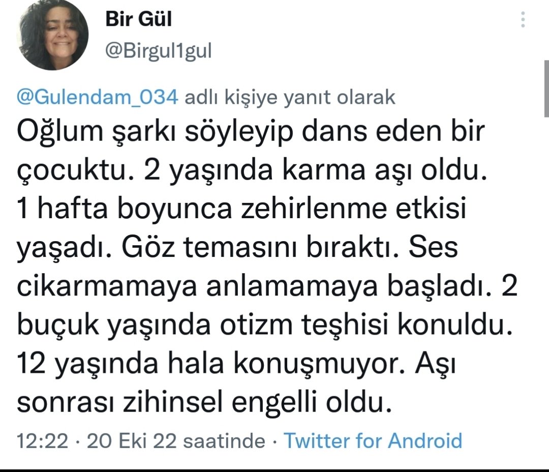 #Aşı zararını yaşayanlardan bana denk gelenler 👇