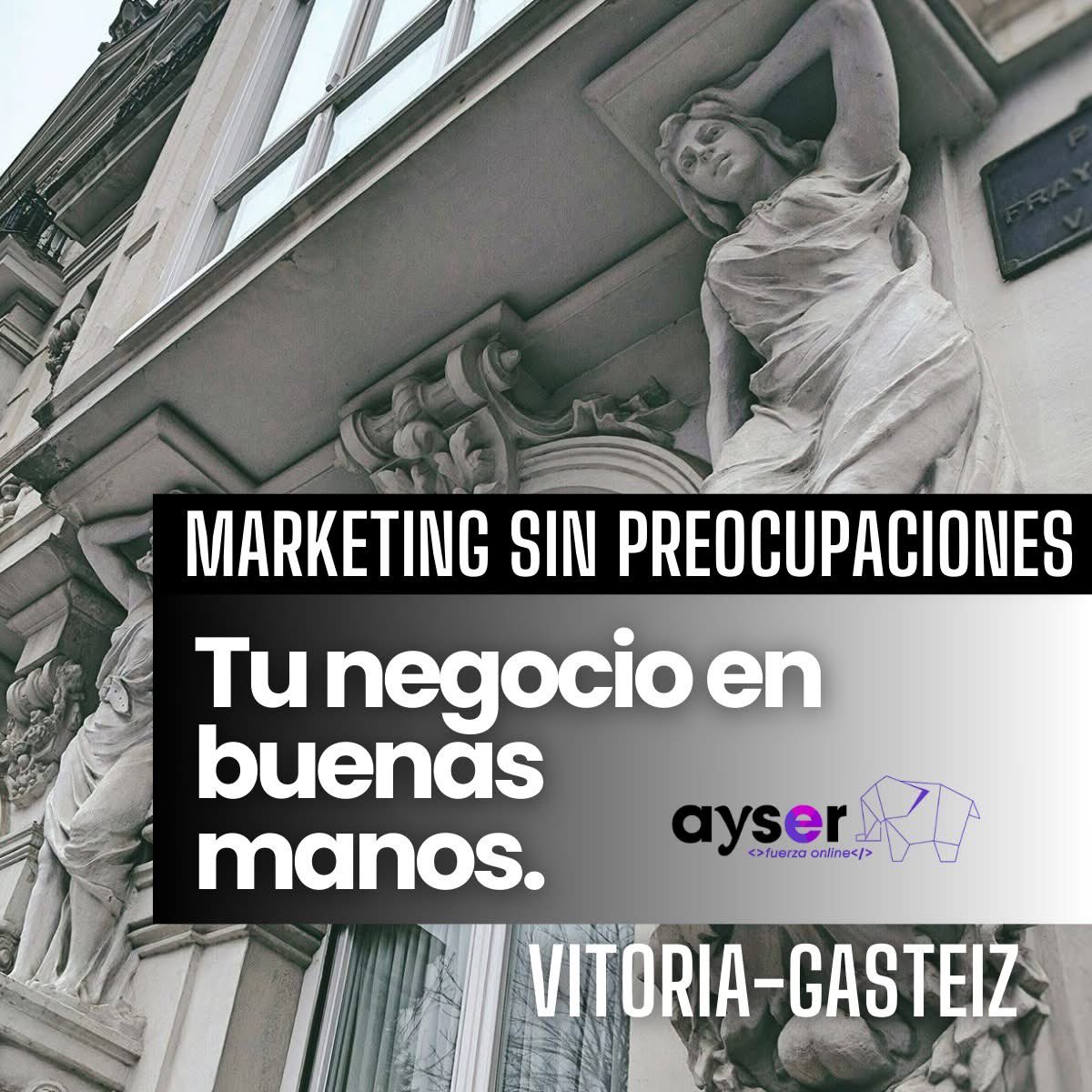 aysercom's tweet photo. Tu negocio no necesita más estrés, necesita resultados.

Deja el marketing digital en manos de expertos y vuelve a centrarte en lo que realmente importa: tu empresa.

¡https://t.co/U1PwPkd9cS, y olvídate de preocupaciones!

📍 Vitoria-Gasteiz
☎️ 945 132 358 https://t.co/8hIeKIkCPP