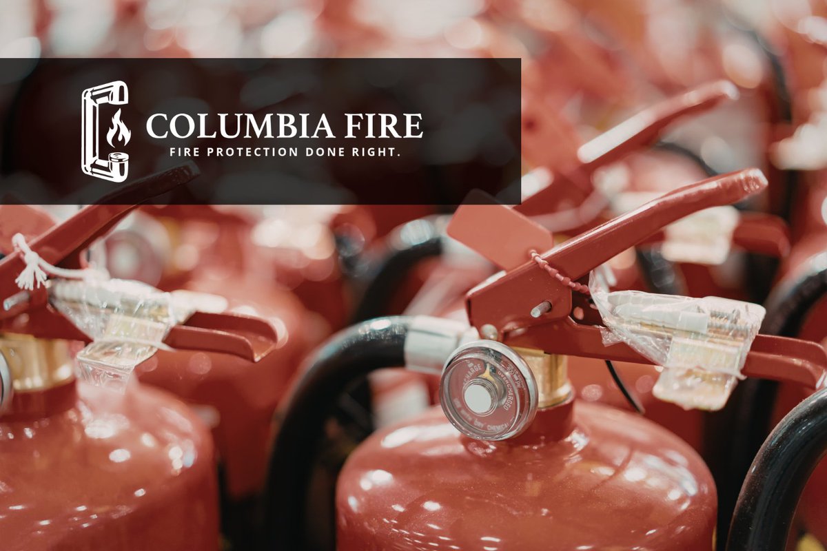 ColumbiaFire's tweet photo. Portable fire extinguishers are required in most commercial (and many residential) occupancies to protect lives &amp; property. Learn what OSHA, NFPA 10, and building codes require and how Columbia Fire can help 👉 https://t.co/ROHB3w0Mno https://t.co/4DW9OeWJmW