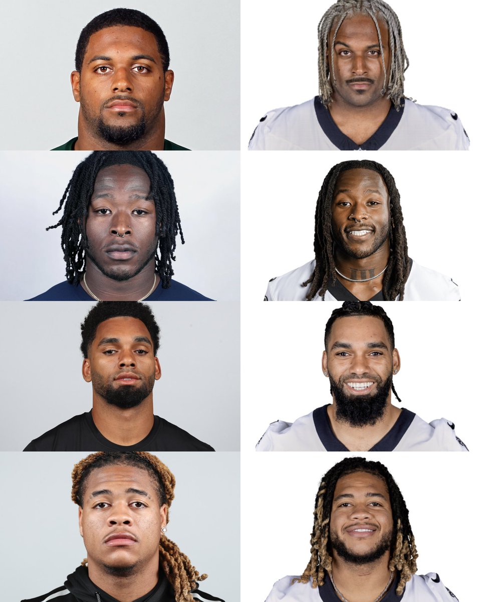 Comparing combine vs current headshots 🧐