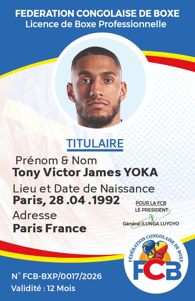 Je suis fier de pouvoir faire rayonner la République Démocratique du Congo aux yeux du monde ainsi que de pouvoir honorer ma parole et rendre hommage au ministre <a href="/DidierBudimbu/">Didier Budimbu Ntubuanga</a> qui me fait confiance dans cette aventure.