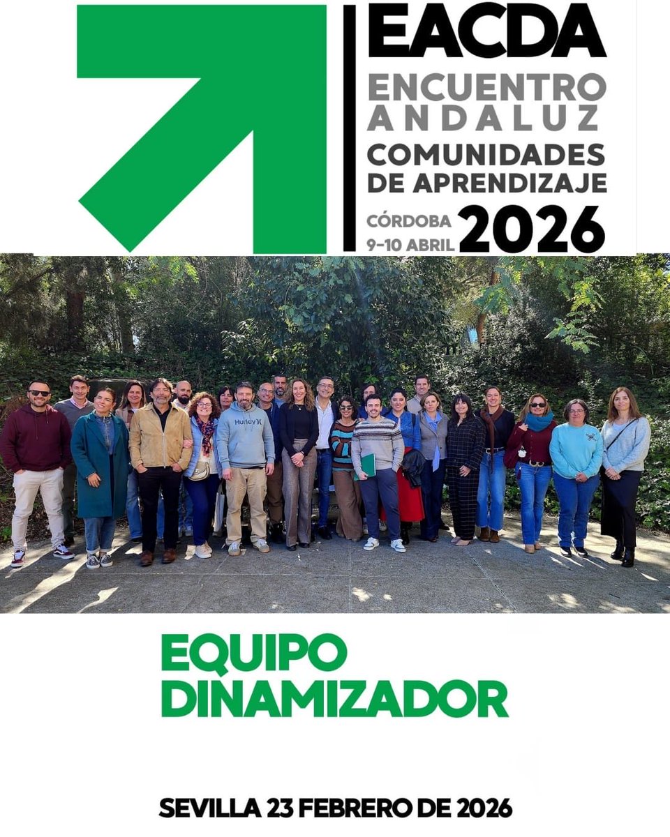 Reunión del Equipo Dinamizador del Encuentro Andaluz de Comunidades de Aprendizaje.
Nuevas propuestas, nuevas líneas de trabajo. 
Energía dinámica. Muy pronto.
#EACDA26
<a href="/EducaAnd/">Consejería Desarrollo Educativo y FP</a>