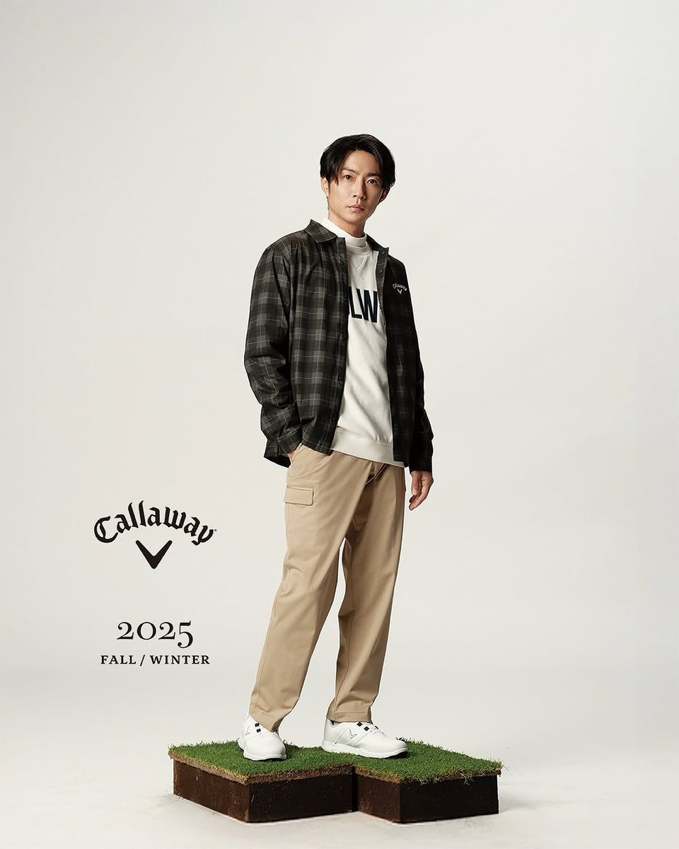 ブランドアンバサダー 相葉雅紀さんのキャロウェイアパレル 2025FW