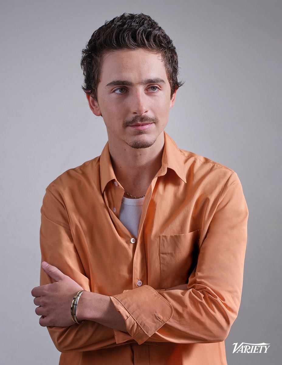 Timothée Chalamet para a Variety.
