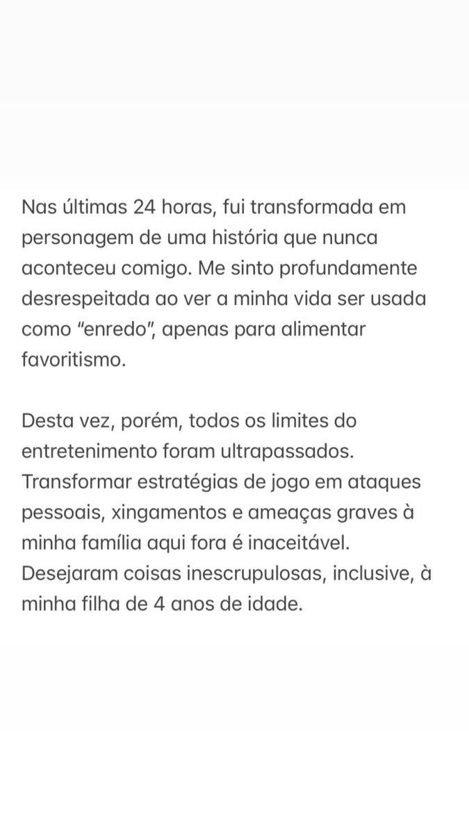 primmonroy's tweet photo. A internet é terra sem lei?

A partir de agora, qualquer desrespeito que ultrapasse essa linha comigo, com a minha filha, e com a minha vida, será tratado com as medidas judiciais cabíveis. https://t.co/EdvQEQW0b0
