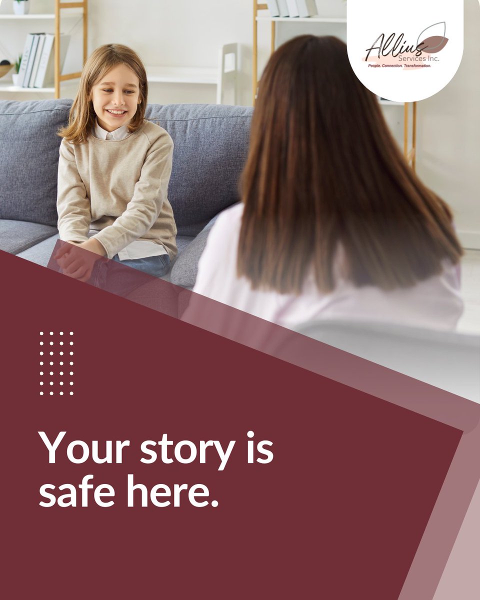 Allius_Services's tweet photo. Trust matters in mental health. At Allius Services Inc., we guarantee confidentiality, professionalism, and respect. Every session is a safe, supportive space for you. When you’re ready, support is here: https://t.co/K6b5xRWuGZ #ConfidentialCare https://t.co/muwy5JqgnN