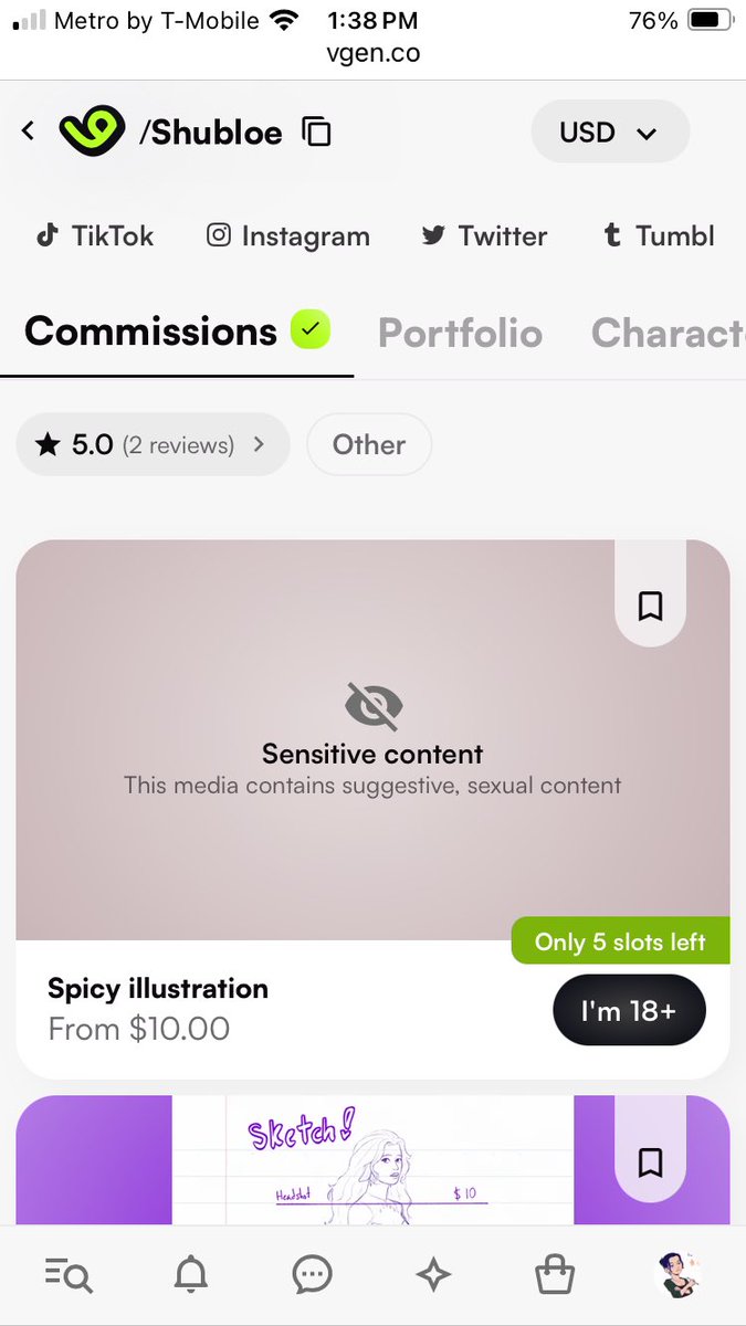 shubloe's tweet photo. Nsfw commissions are officially open! Just head over to my VGen or dm me on any of my socials for a spicy drawing of up to 4 characters. You and the character(s) must be 18+
#nsfw #commission #nsfwcommission #nsfwfanart #vgen https://t.co/2qdUNYNtqF
