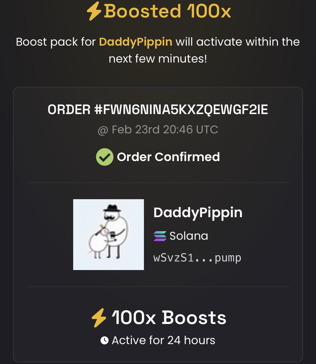 babypippin_sol's tweet photo. An additional 100 boosts just got paid https://t.co/eFVcD1c80q
