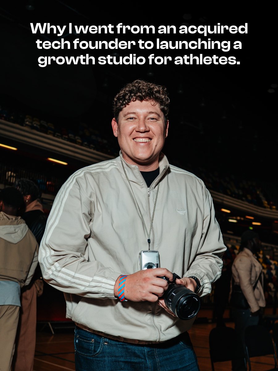 Athletes are the new entrepreneurs.

Here’s why I went from an acquired tech founder to launching a growth studio for athletes.

Athletes don’t just compete. They build audiences and shape culture. Today they have more opportunity than ever to build media, brands, and ventures