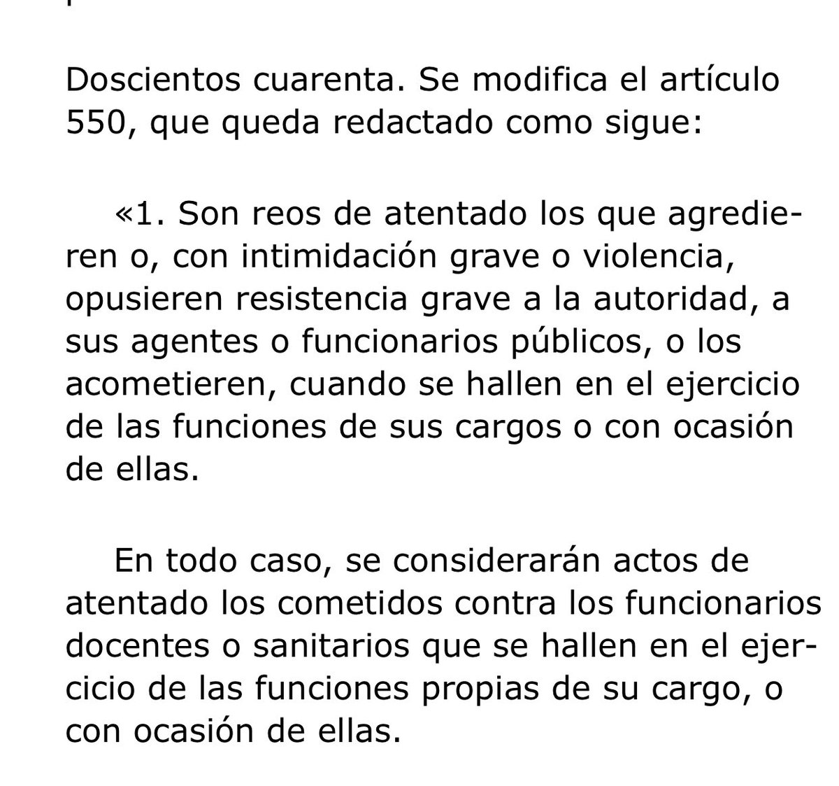 doctorchuslolo's tweet photo. @Monica_Garcia_G Estimada ministra. NO VENDA MOTOS. 

Eso que dice está en el apartado 1 del artículo 550 del código penal en su reforma de 2015. 

Ponga en el estatuto marco lo que debe y no cosas que ya están contempladas desde hace 10 años en nuestro ordenamiento jurídico. https://t.co/U02OMU38az