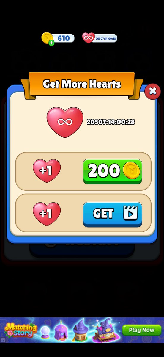 เกมส์หัวใจไม่อั้น น่าจะเพราะแอพติดบัค 20k วัน เล่นได้ยันชาติหน้า