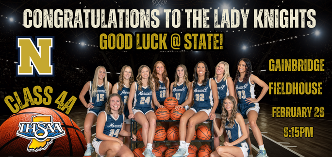 NWCSSchools's tweet photo. ๐๐ Proud of our Lady Knights!
Theyโve battled all season long, and now itโs time to shine on the biggest stage.
Good luck at State โ bring it home! โญ๏ธโ๏ธ
#GoKnights #StateBound #IHSAA #Class4A https://t.co/K7e2d9bVrx