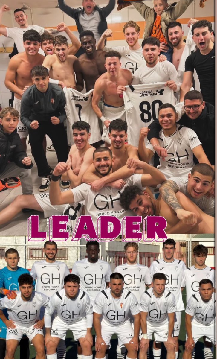 1 Autonómica - Grupo II

Mantiene el pulso sin sentir vértigo el CDK Puntal en la primera posición.

Con su ajustada victoria (1-2) ante La Copa CF, sacan 1 punto a su perseguidor - CD Hoya del Campo.