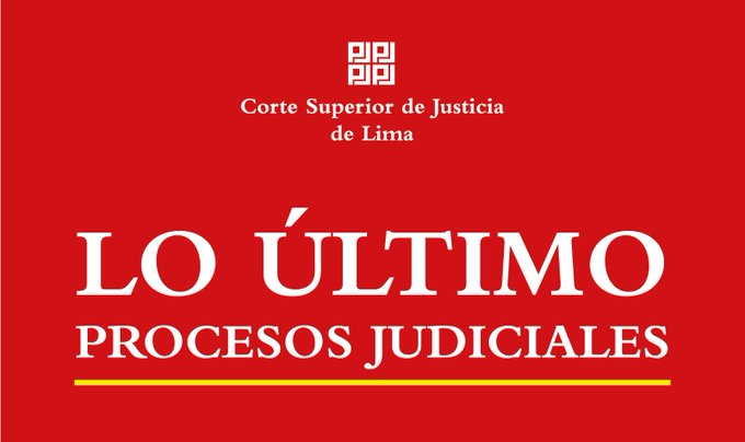 Corte Superior de Justicia de Lima tweet media