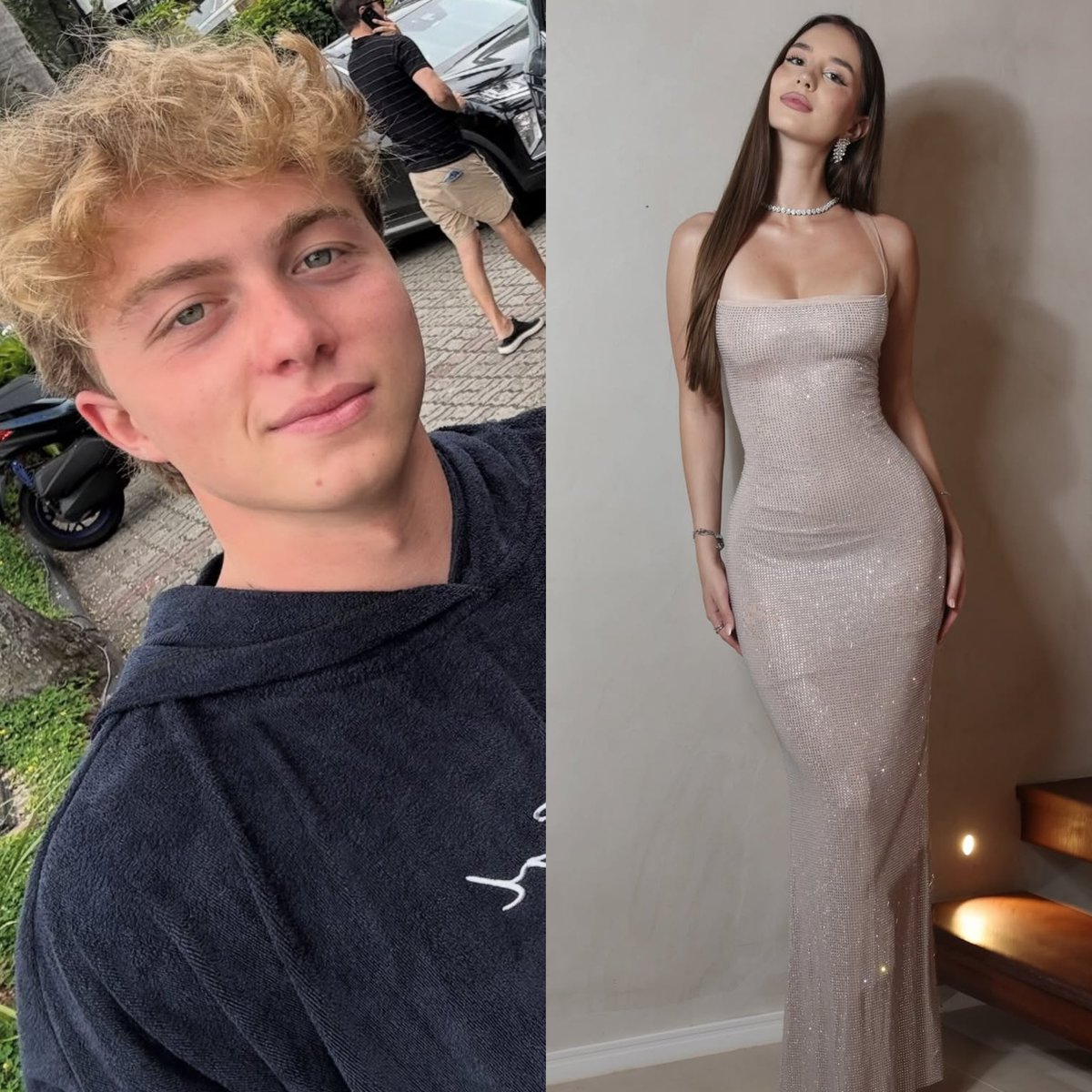 NADA DE ZÉ FELIPE! Duda Rubert foi embora com Benício Huck da Sapucaí, segundo minhas fontes os dois ficaram de casal no after e logo em seguida deixaram o local juntos.