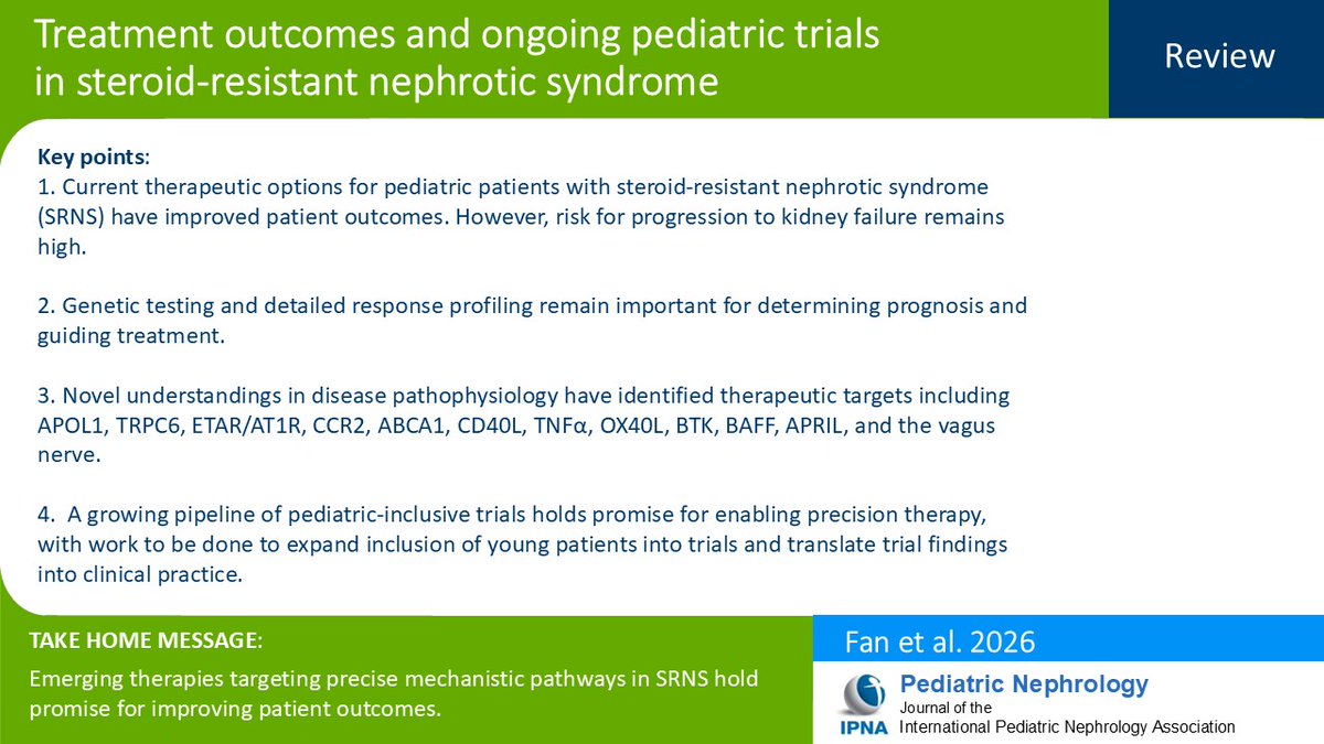 Pediatric Nephrology tweet media