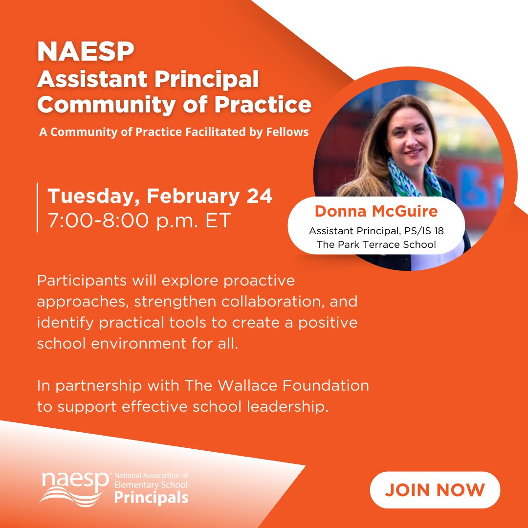 National Assoc. of Elementary School Principals tweet media